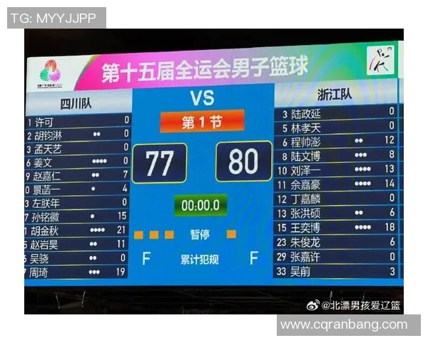 浙江男篮爆冷险胜四川晋级全运会决赛