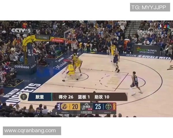 默里半场26分超远压哨三分,掘金71-57湖人!